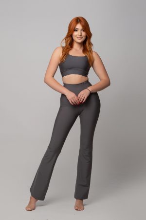 Top & Leggings Flare Grey